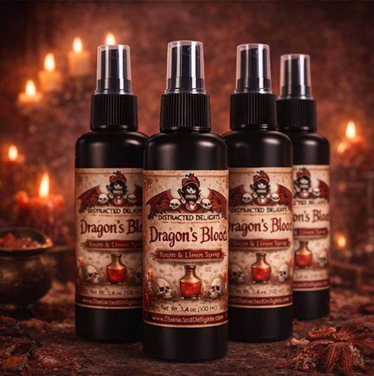Dragon’s Blood Room & Linen Spray – Warm Resinous Gothic Home Fragrance | 3.4 oz