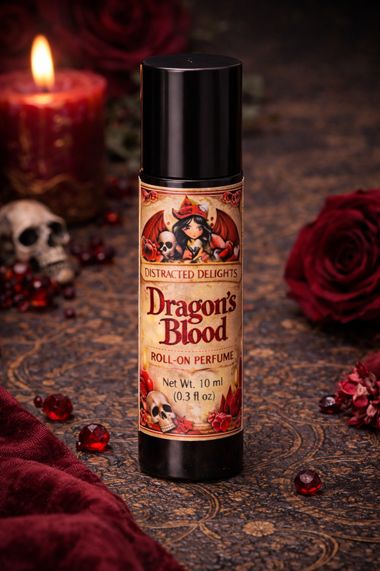 Dragon’s Blood Roll-On Perfume – Resinous Amber Patchouli Fragrance Oil | 10ml