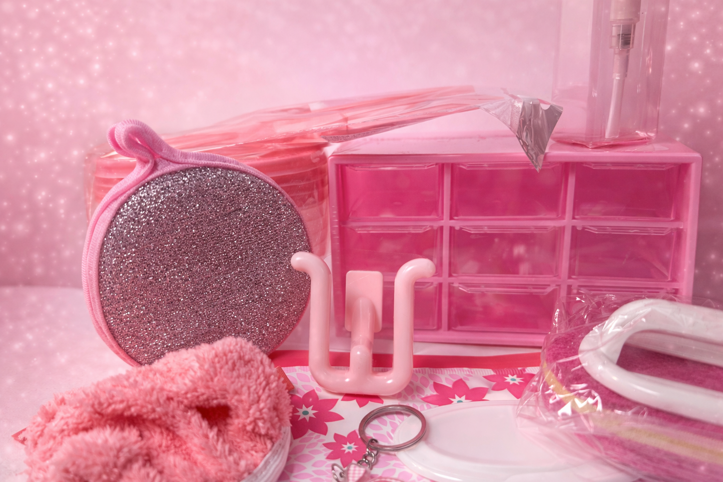 Pink Cleaning Supplies Bundle 18pc Clean Girl Aesthetic Home Reset Kit Kitchen
