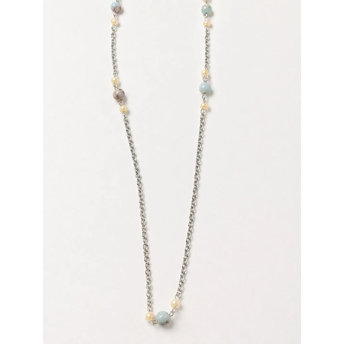 Impression Jasper Jewelry Set | Sea Sediment Style Necklace, Bracelet & Earrings
