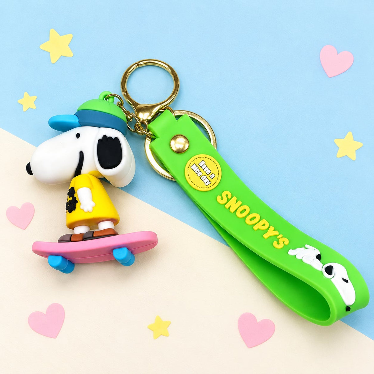 Snoopy Gift Bundle, 14 Piece Peanuts Set, Hair Brush, Scrunchie, Keychains, Lip Gloss, Face Masks & Accessories