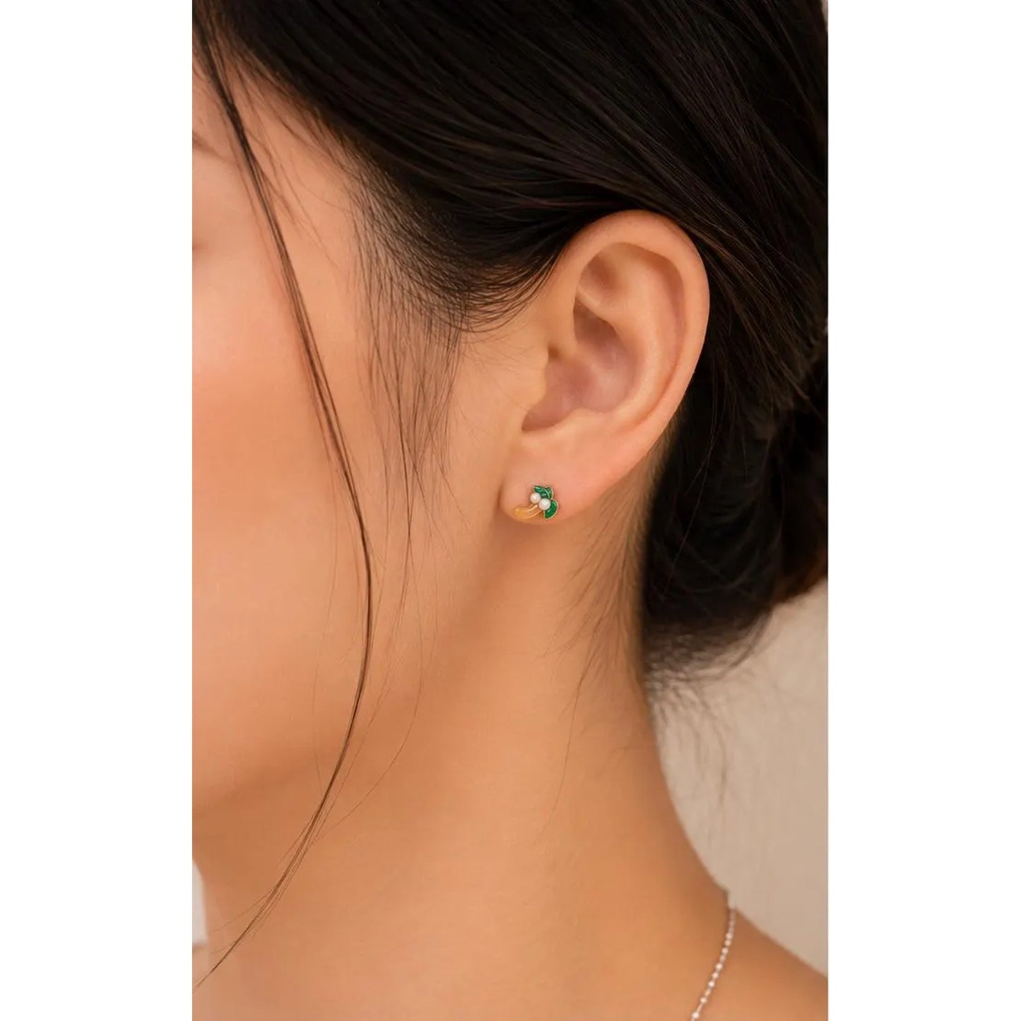 Tropical Hello Kitty Stud Earrings Set | Palm Tree & Tanned Hello Kitty Bikini