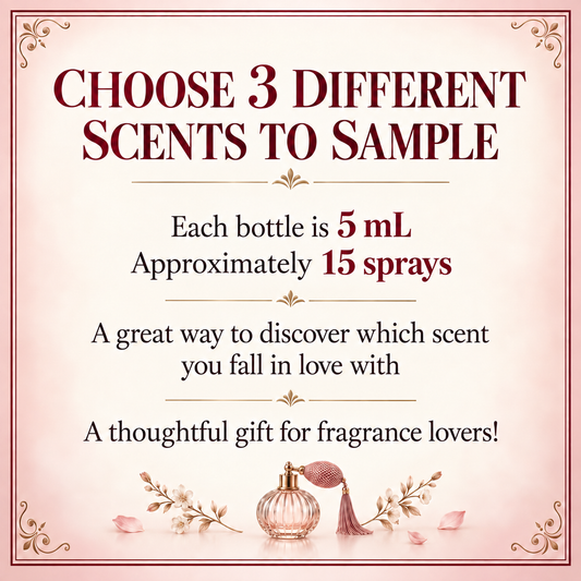 Choose 3 Fine Perfume Discovery Set – Three 5 mL Sprays