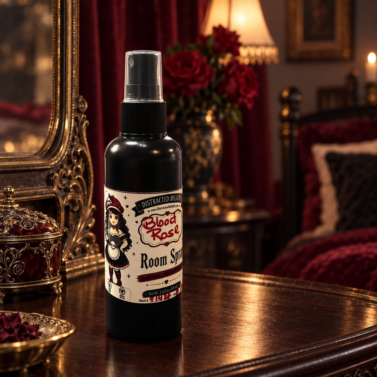 Blood Rose Room Spray Gothic Floral