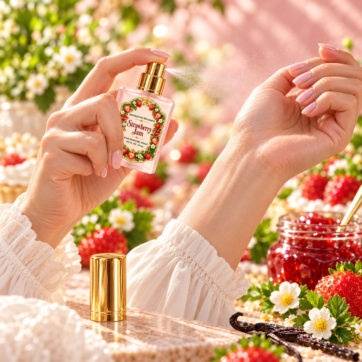 Strawberry Jam Perfume | Sweet Strawberry Fragrance | Fruity Gourmand Scent | Berry Perfume Gift for Her