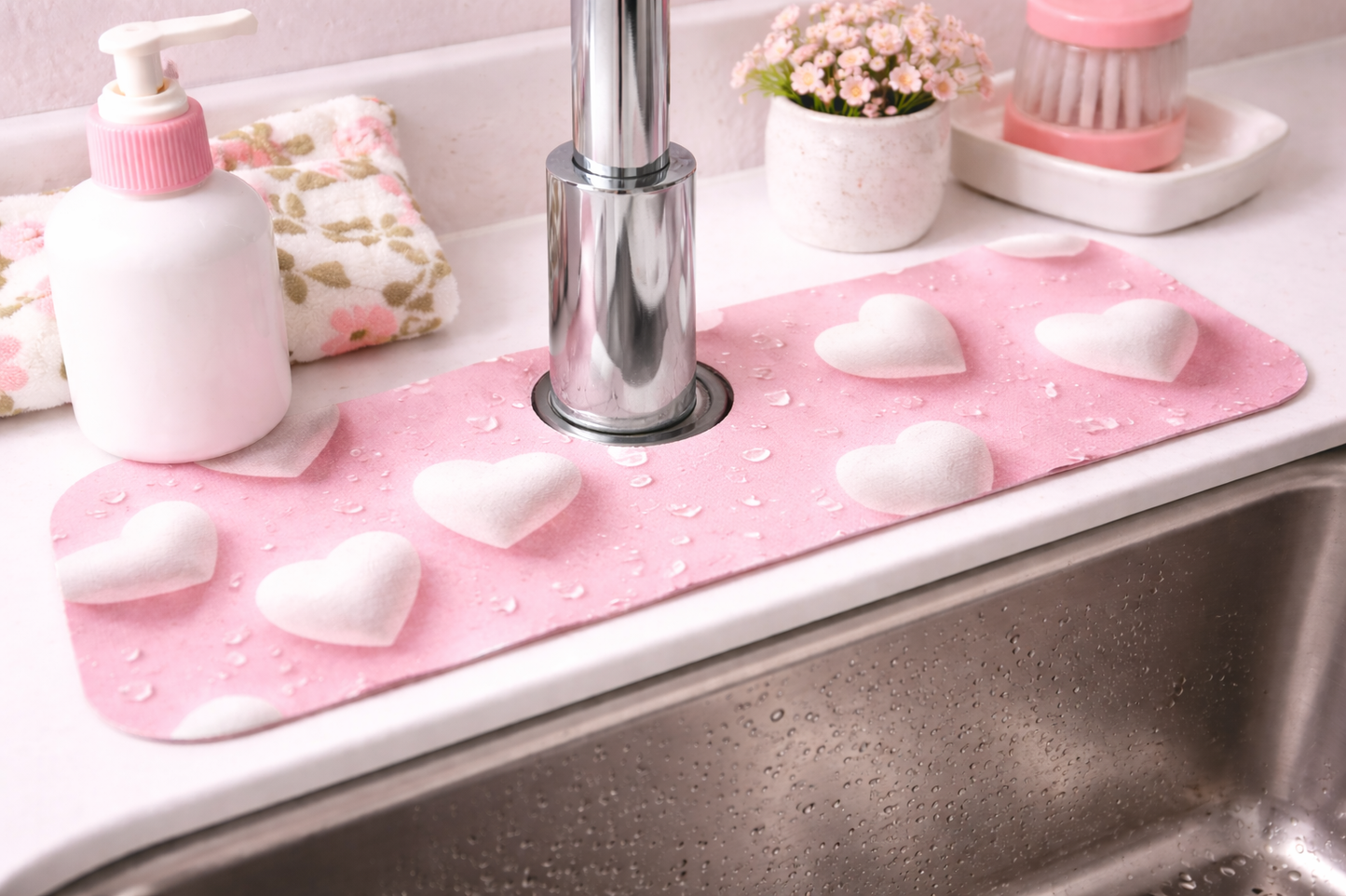 Pink Cleaning Bundle – 18 Piece Aesthetic Kitchen Reset Kit