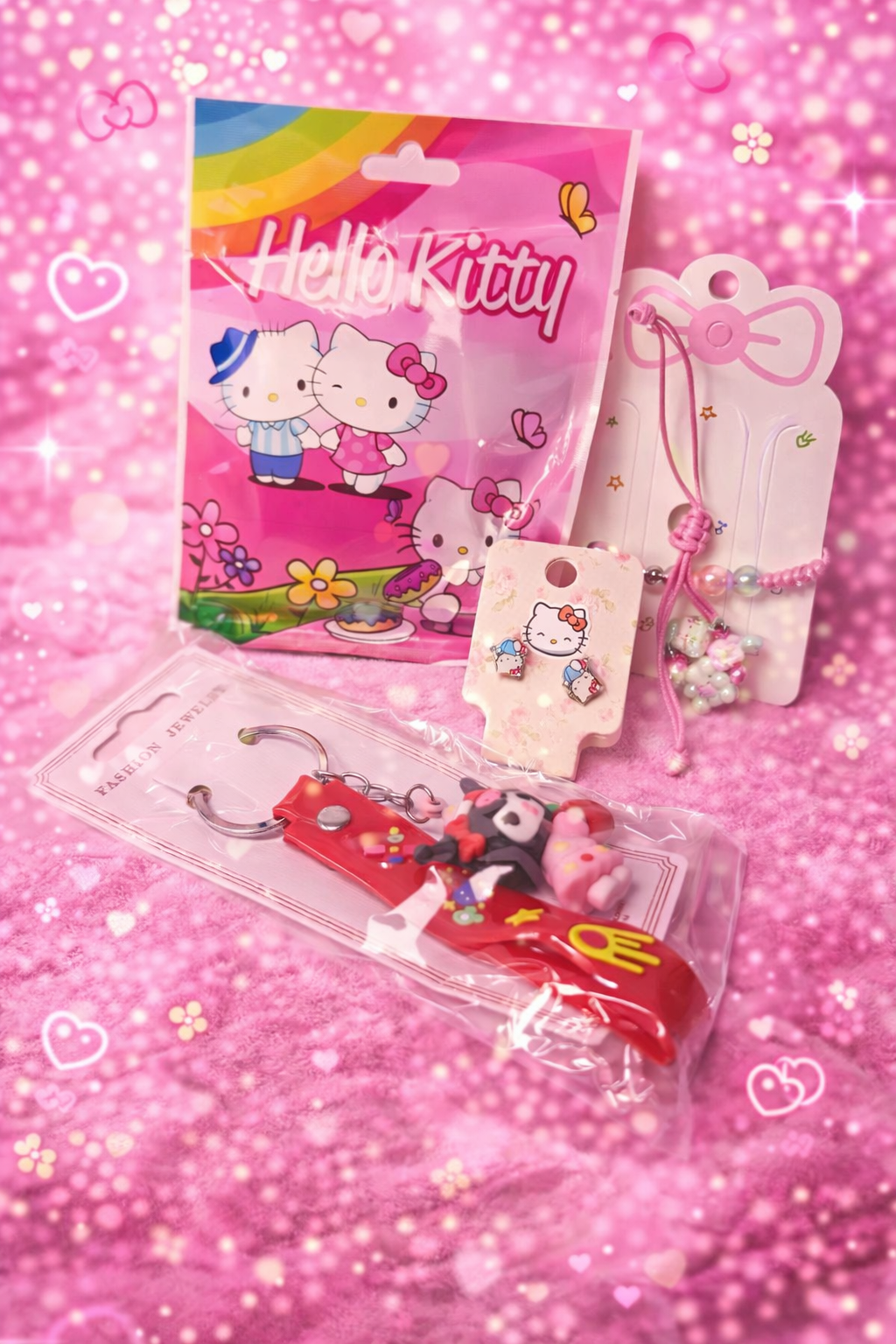 Hello Kitty & Sanrio Character Bundle – 17 Piece Kawaii Gift Set (Cinnamoroll, Kuromi, Keroppi & More)