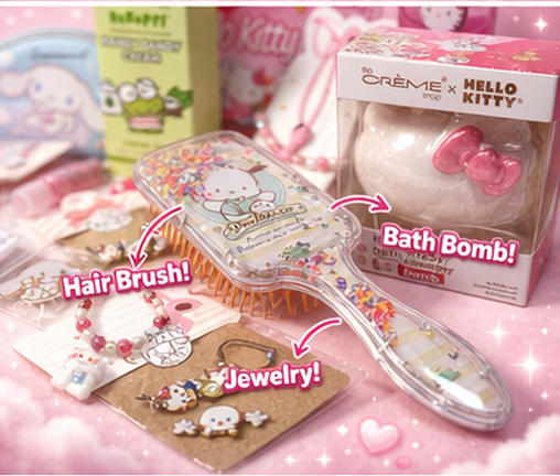 Hello Kitty & Sanrio Character Bundle – 17 Piece Kawaii Gift Set (Cinnamoroll, Kuromi, Keroppi & More)
