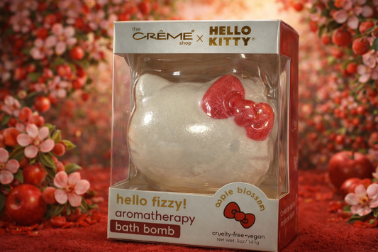 Hello Kitty x The Creme Shop Sanrio Apple Blossom Bath Bomb – Because Even Cute Needs a Break