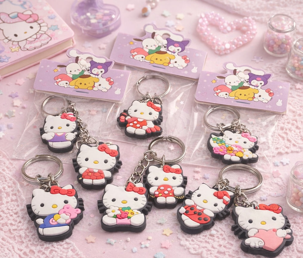 Hello Kitty Vinyl Collectible Keychains! Surprise Pick!