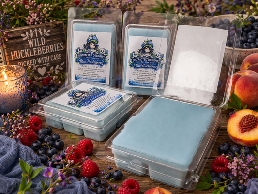 Blue Huckleberry Wax Melts | 100% Soy Wax Cubes | Fruity Scent Blend