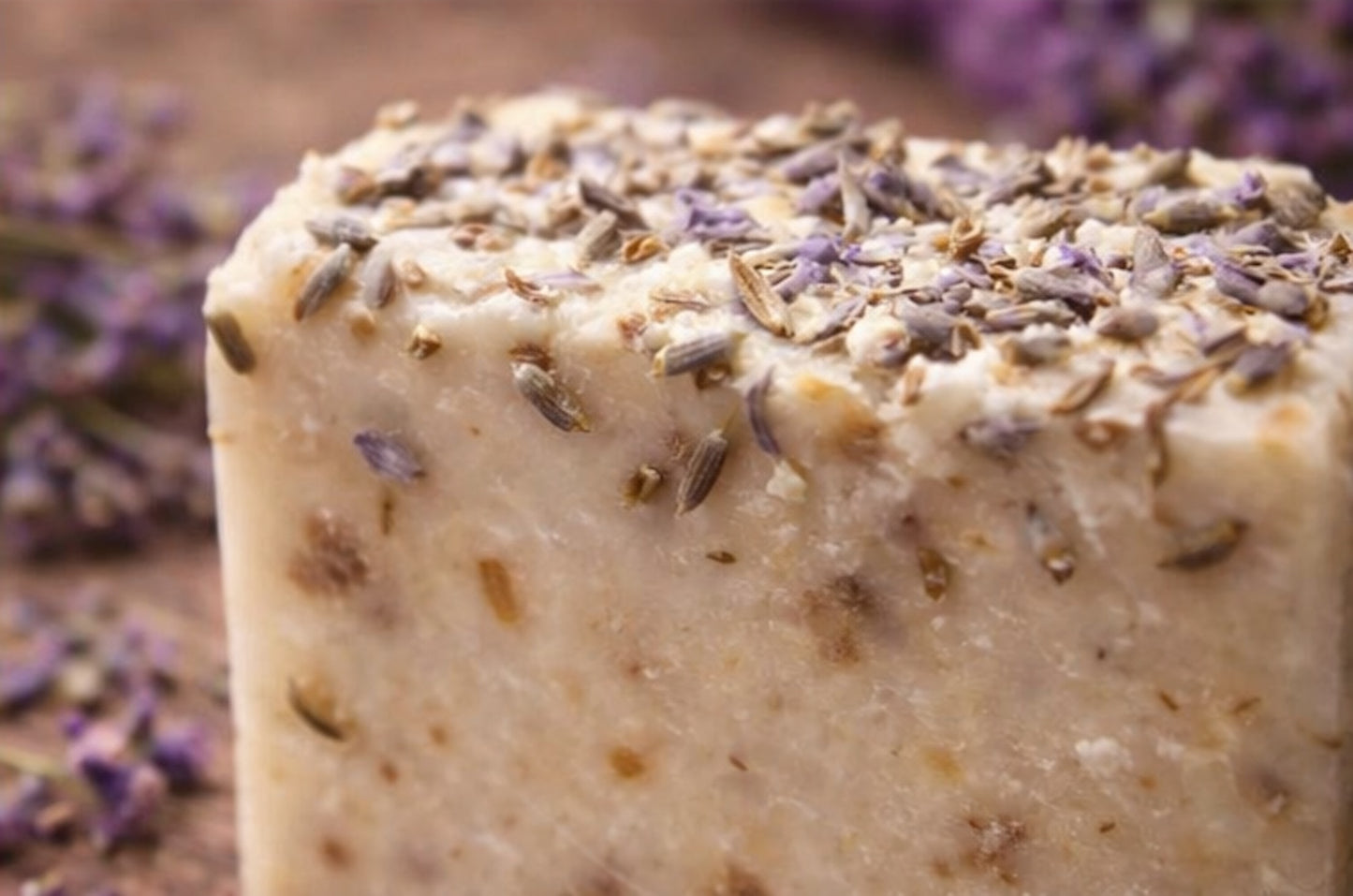 Rustic Lavender Soap | Cold Process Vegan Lavender Essential Oil Bar (Because Calm Is Mandatory)