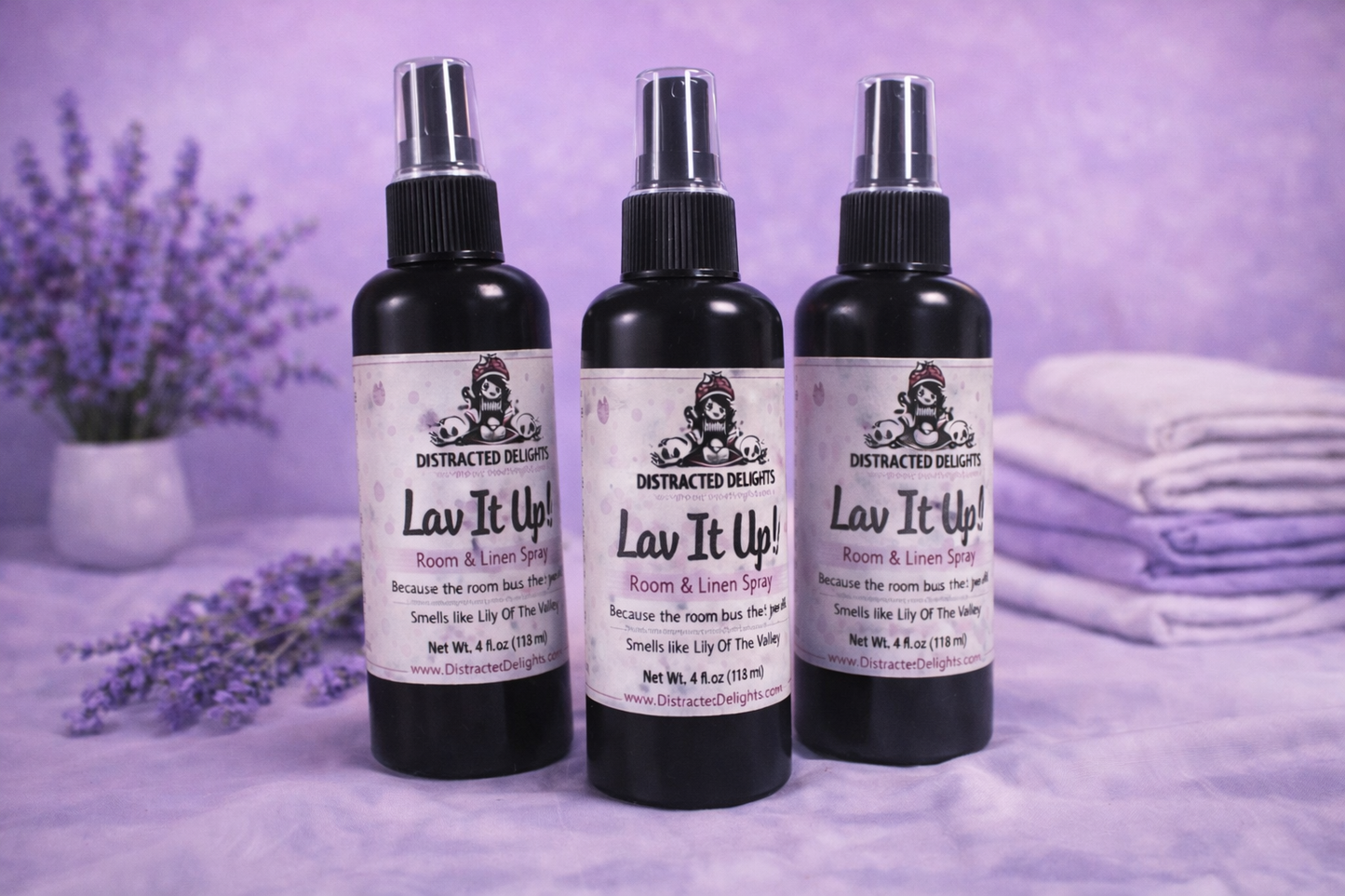 Lav It Up! Essential Oil Room Spray-Alcohol Free Concentrated Room & Linen Spray