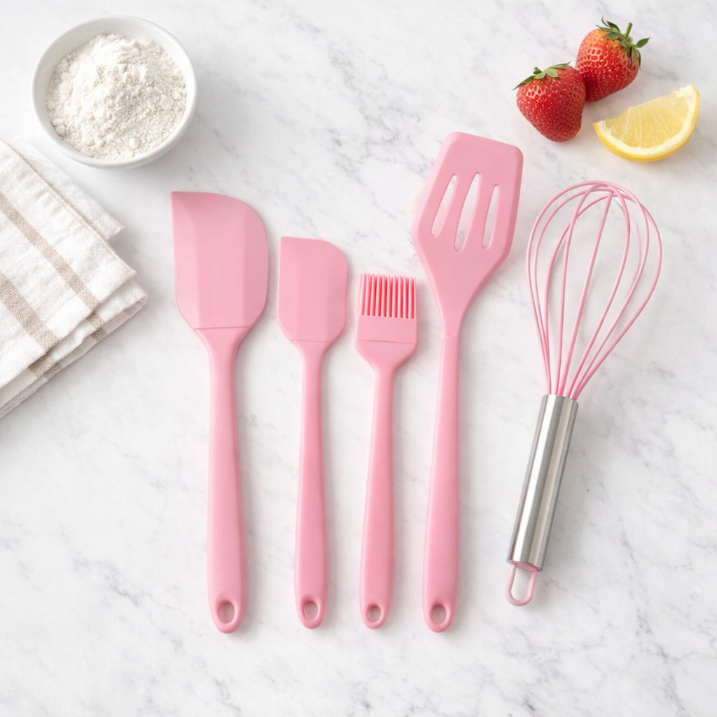 Pink Cleaning Bundle – 18 Piece Aesthetic Kitchen Reset Kit