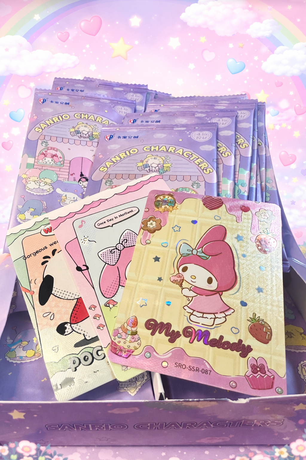 Sanrio Character Card Pack – Sealed Collectible (3 Cards Per Pack)