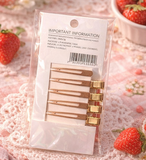 Strawberry Shortcake Hair Clip Set