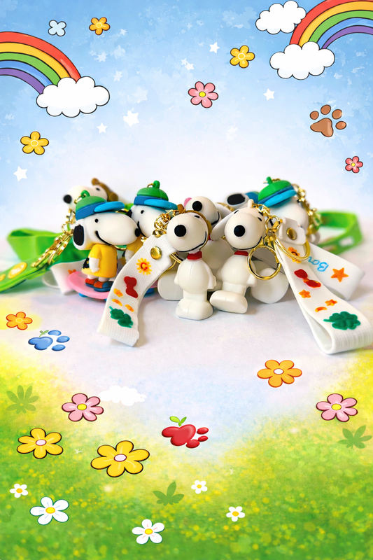 Snoopy Character Keychain – Cute Peanuts Bag Charm & Gift Accessory