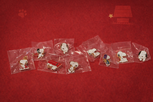 Snoopy Enamel Pin Collection | Classic Snoopy, Different Personalities